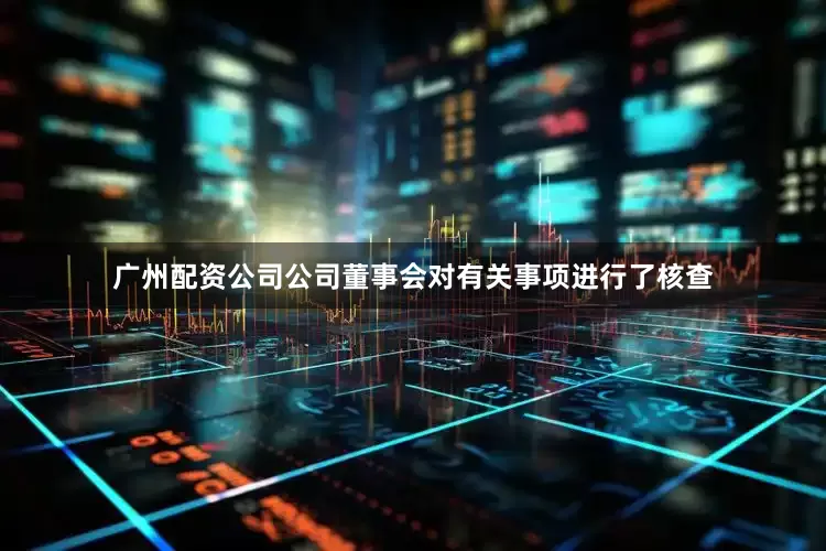 广州配资公司公司董事会对有关事项进行了核查