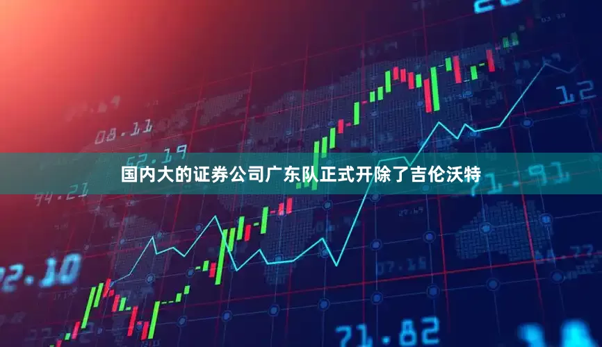 国内大的证券公司广东队正式开除了吉伦沃特
